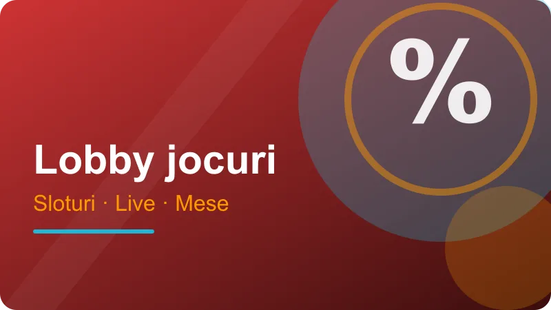 Wow Casino: ce găsești în lobby – ilustrație pentru secțiunea Wow Casino